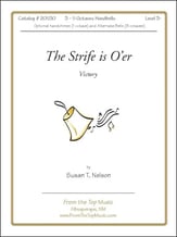 The Strife Is O'er Handbell sheet music cover